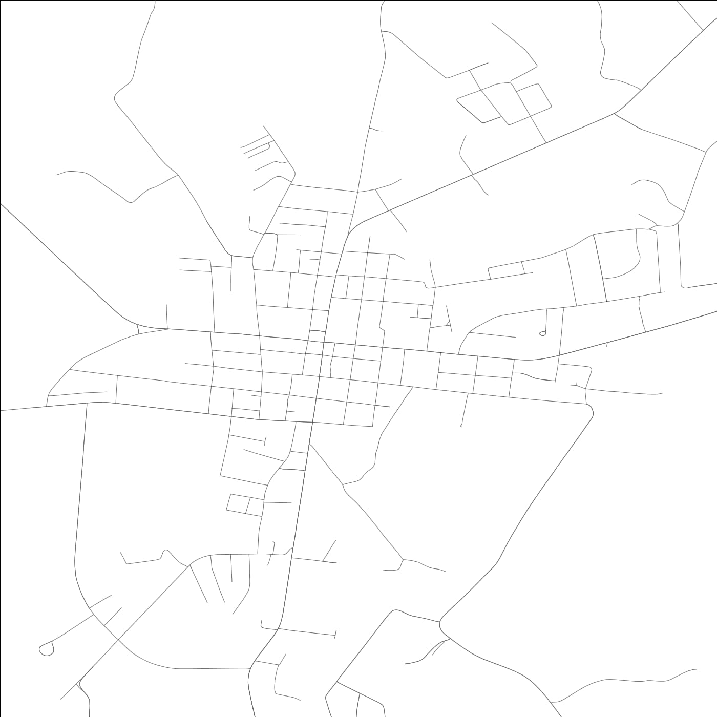 ROAD MAP OF MARION, KENTUCKY BY MAPBAKES