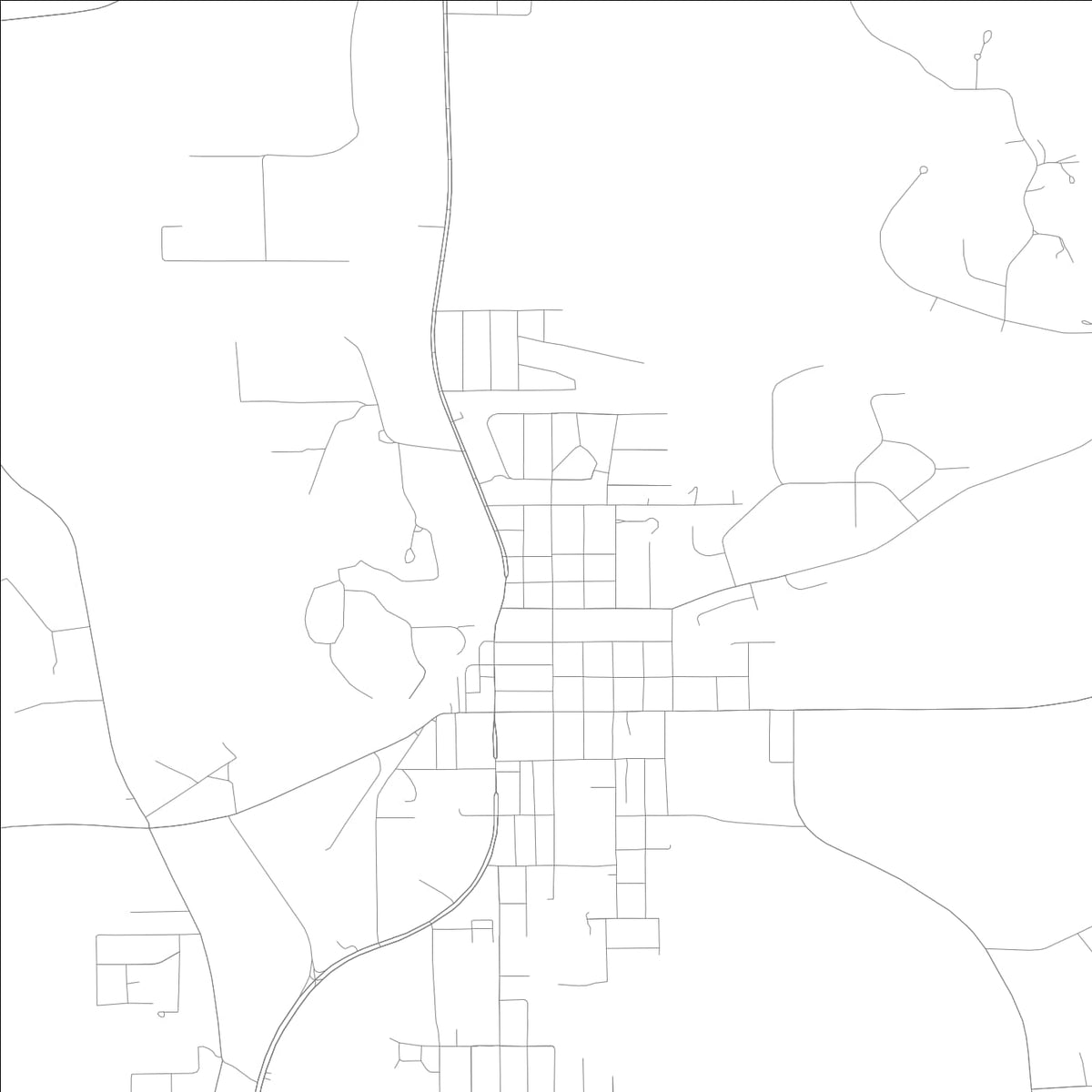 ROAD MAP OF HAVANA, FLORIDA BY MAPBAKES
