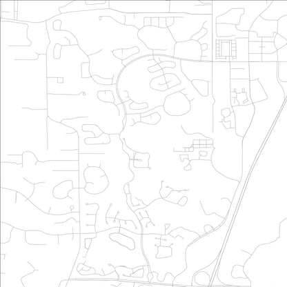 ROAD MAP OF HEATHROW, FLORIDA BY MAPBAKES