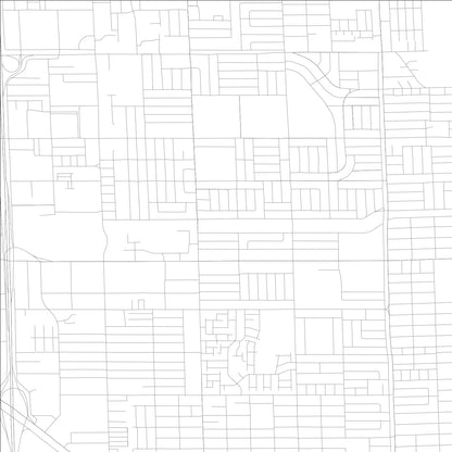 ROAD MAP OF HIALEAH, FLORIDA BY MAPBAKES