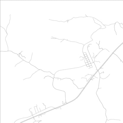 ROAD MAP OF MAYTOWN, KENTUCKY BY MAPBAKES