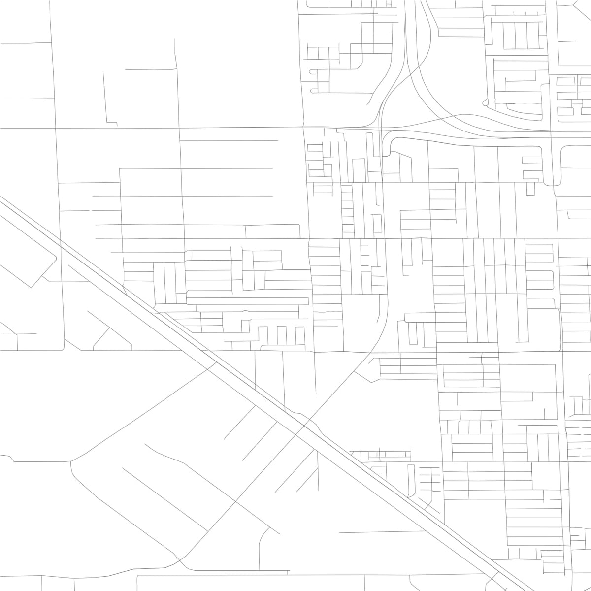ROAD MAP OF HIALEAH GARDENS, FLORIDA BY MAPBAKES
