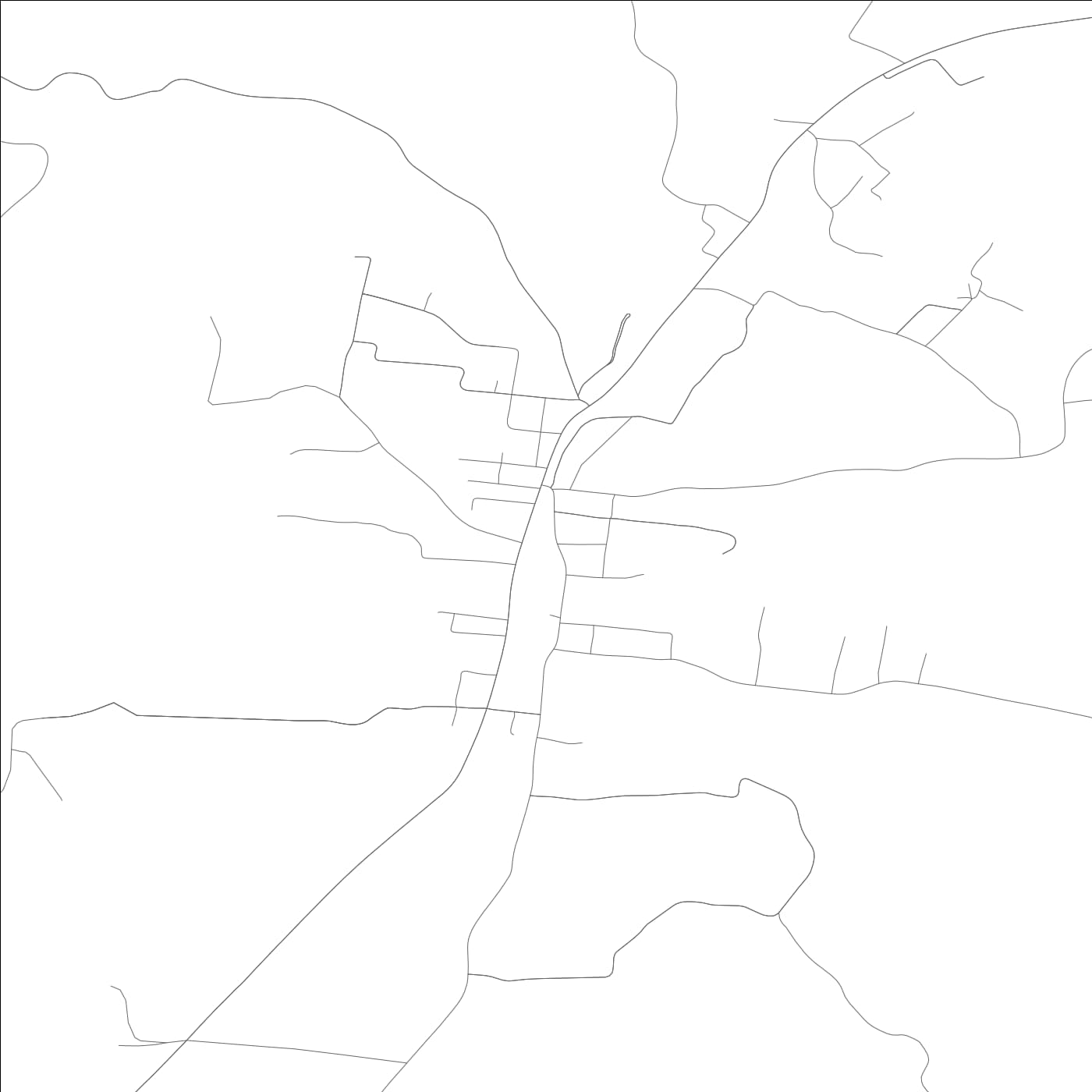 ROAD MAP OF MCHENRY, KENTUCKY BY MAPBAKES