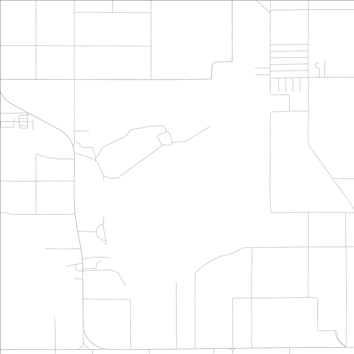 ROAD MAP OF HIGHLAND PARK, FLORIDA BY MAPBAKES