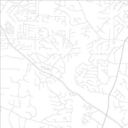 ROAD MAP OF JOHNS CREEK, GEORGIA BY MAPBAKES