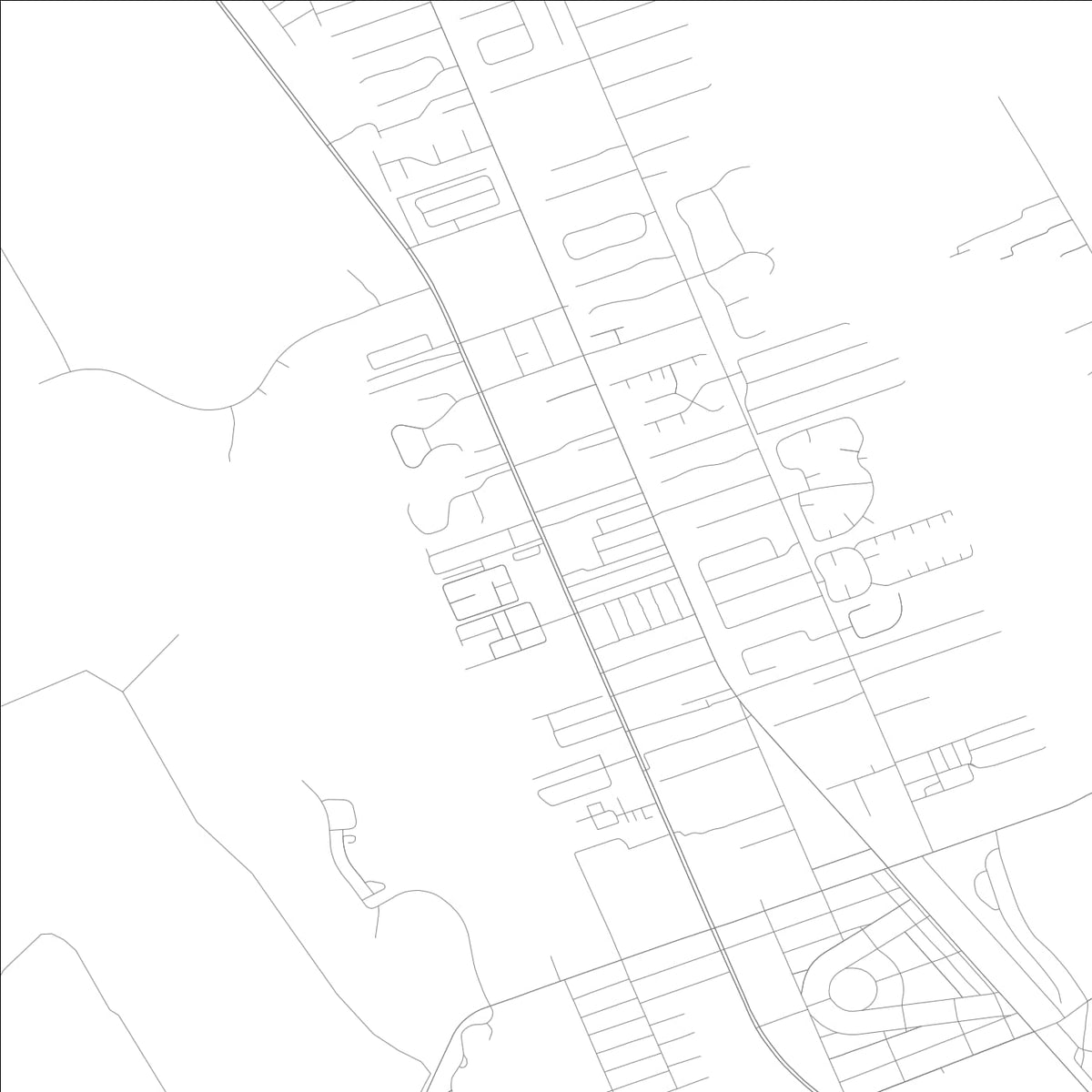 ROAD MAP OF HOBE SOUND, FLORIDA BY MAPBAKES