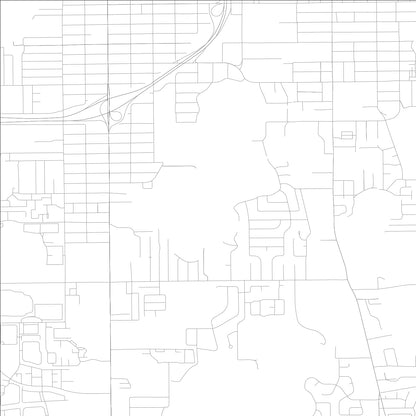 ROAD MAP OF HOLDEN HEIGHTS, FLORIDA BY MAPBAKES