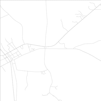 ROAD MAP OF KNOXVILLE, GEORGIA BY MAPBAKES