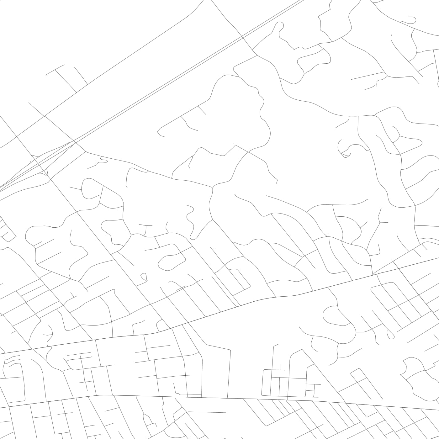 ROAD MAP OF MOCKINGBIRD VALLEY, KENTUCKY BY MAPBAKES