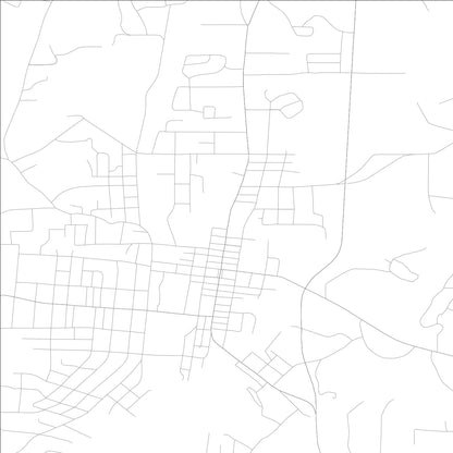 ROAD MAP OF LAFAYETTE, GEORGIA BY MAPBAKES