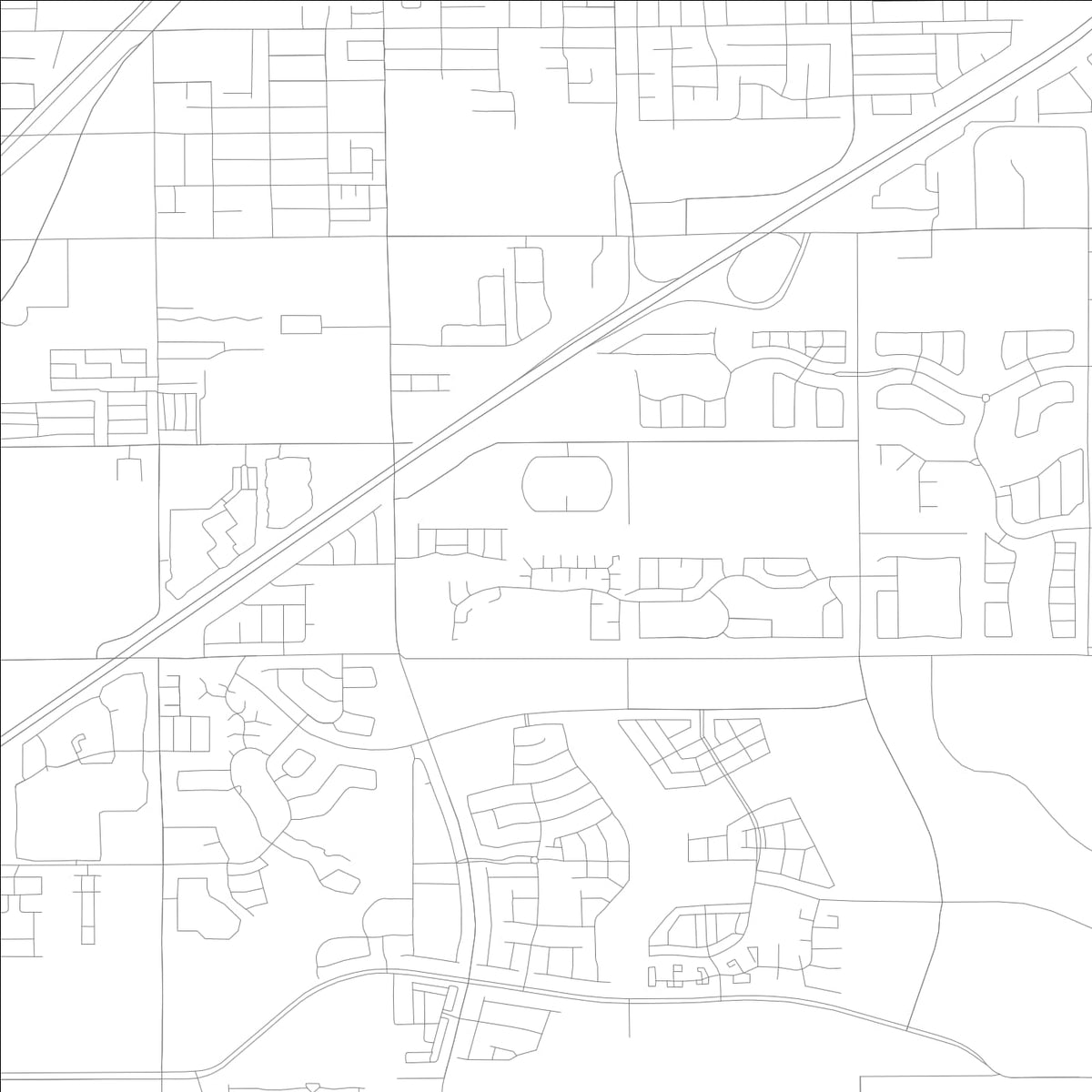 ROAD MAP OF HOMESTEAD, FLORIDA BY MAPBAKES