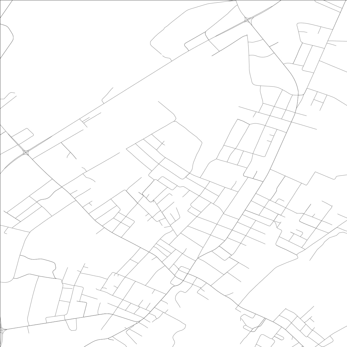 ROAD MAP OF MONTICELLO, KENTUCKY BY MAPBAKES