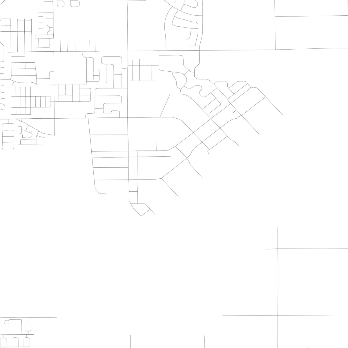 ROAD MAP OF HOMESTEAD BASE, FLORIDA BY MAPBAKES