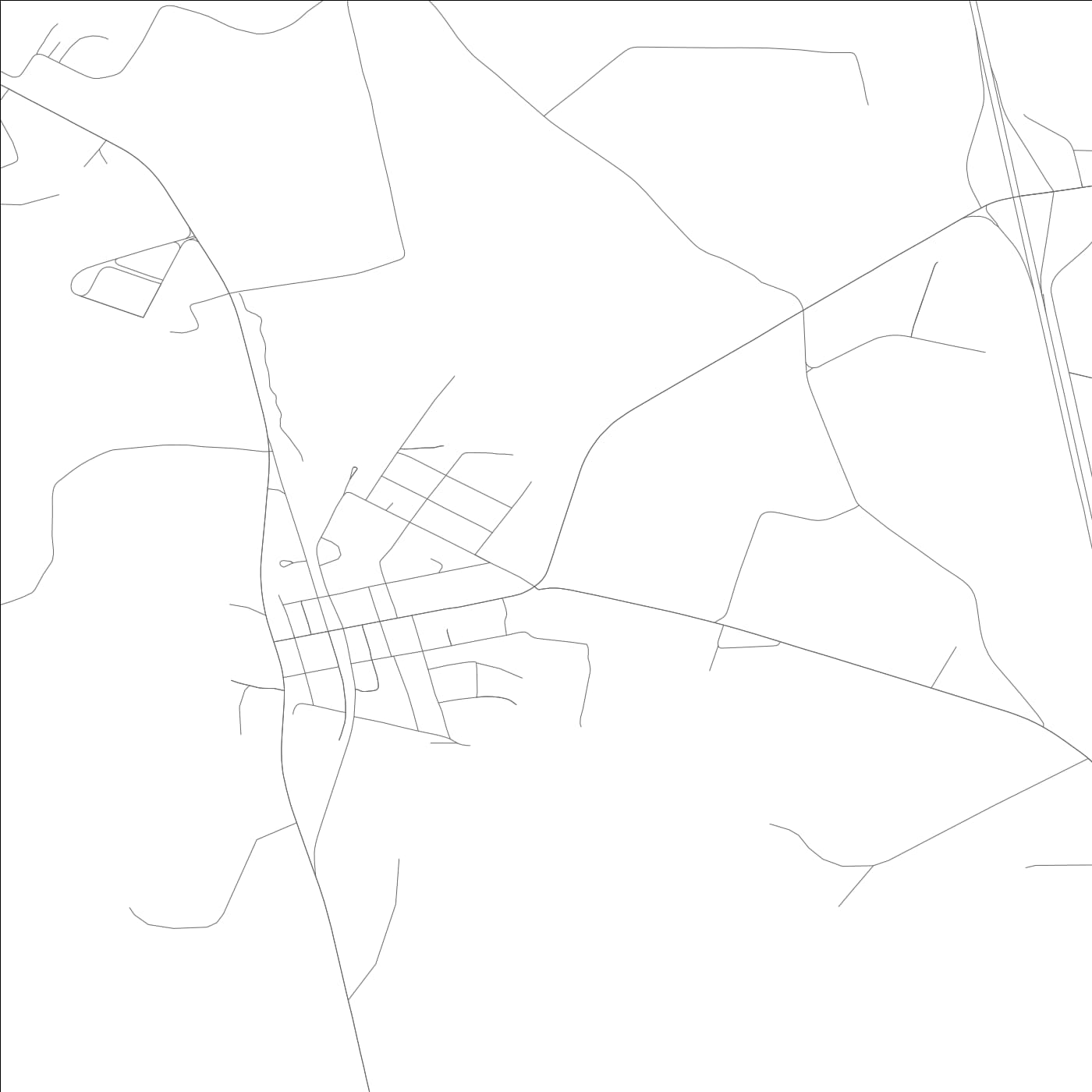 ROAD MAP OF MORTONS GAP, KENTUCKY BY MAPBAKES