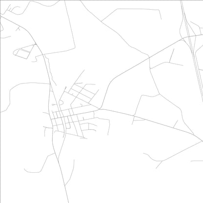 ROAD MAP OF MORTONS GAP, KENTUCKY BY MAPBAKES