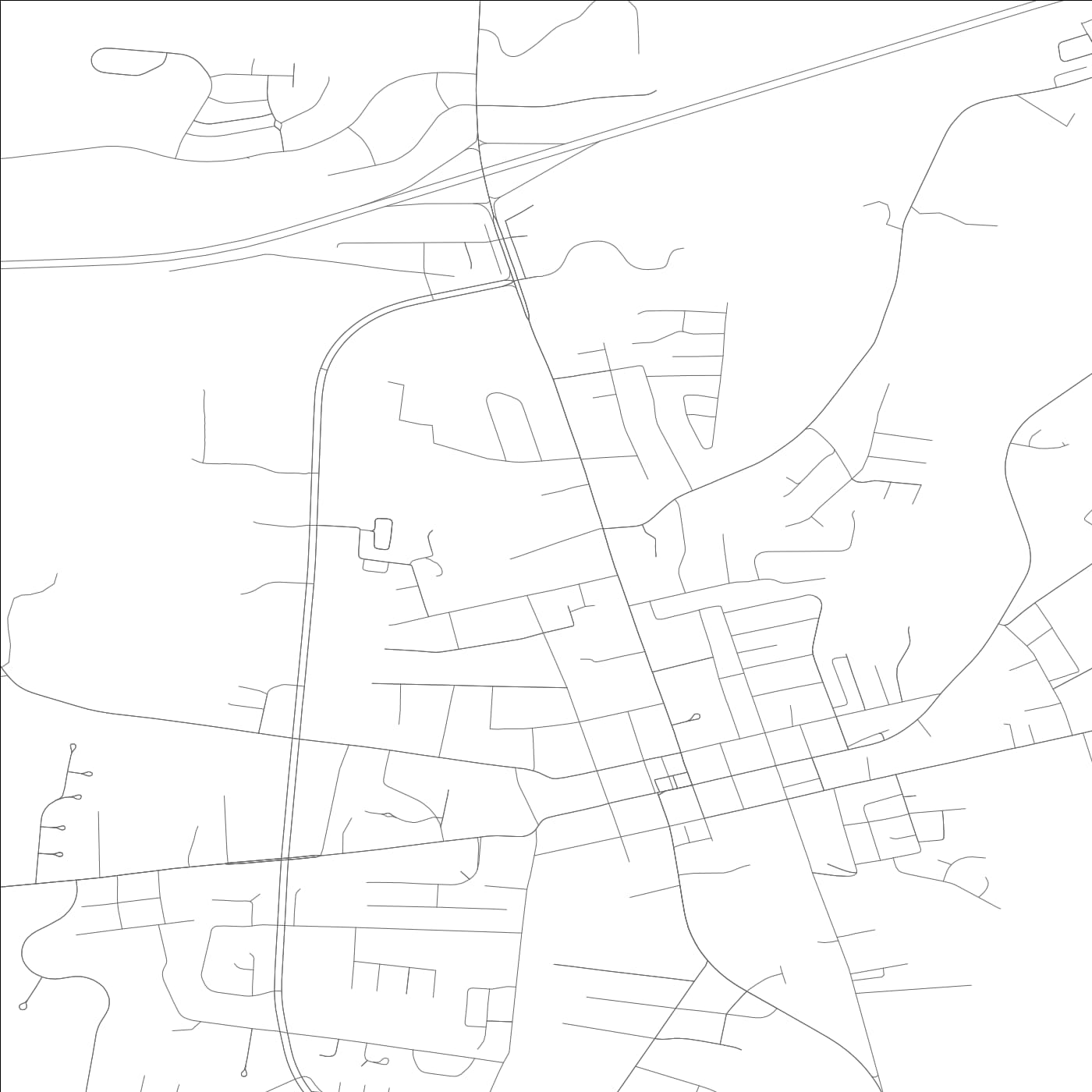 ROAD MAP OF MOUNT STERLING, KENTUCKY BY MAPBAKES