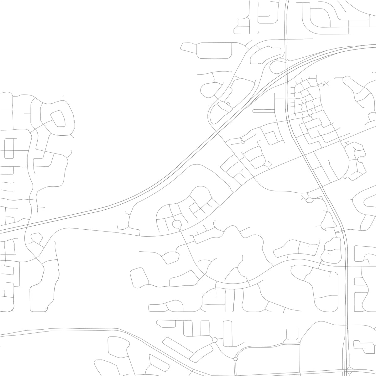 ROAD MAP OF HUNTERS CREEK, FLORIDA BY MAPBAKES