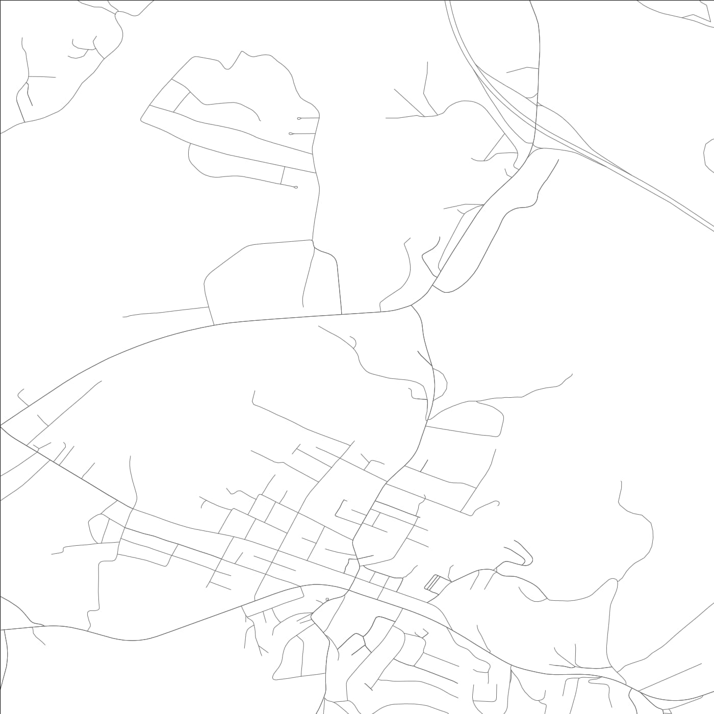 ROAD MAP OF MOUNT VERNON, KENTUCKY BY MAPBAKES