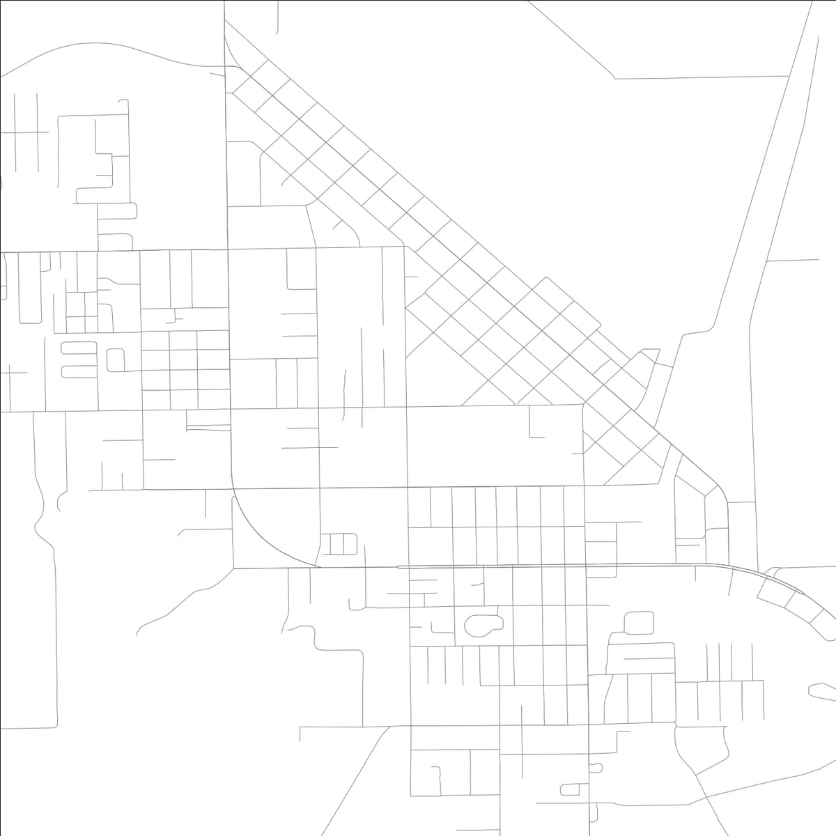 ROAD MAP OF IMMOKALEE, FLORIDA BY MAPBAKES