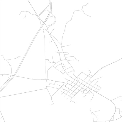 ROAD MAP OF MUNFORDVILLE, KENTUCKY BY MAPBAKES