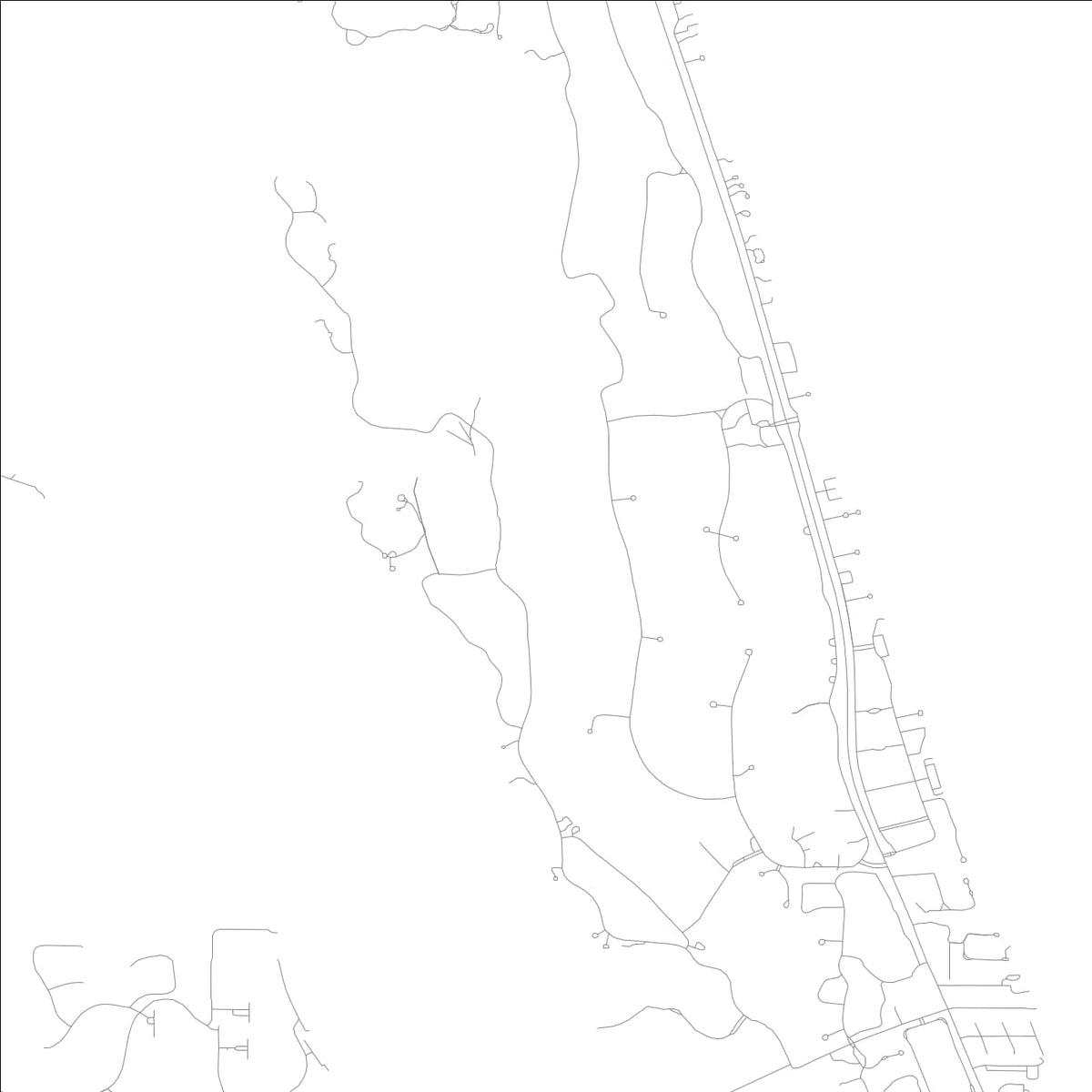 ROAD MAP OF INDIAN RIVER SHORES, FLORIDA BY MAPBAKES