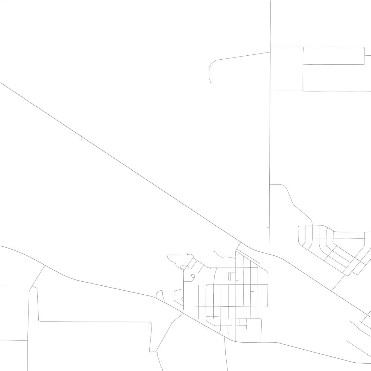 ROAD MAP OF INDIANTOWN, FLORIDA BY MAPBAKES