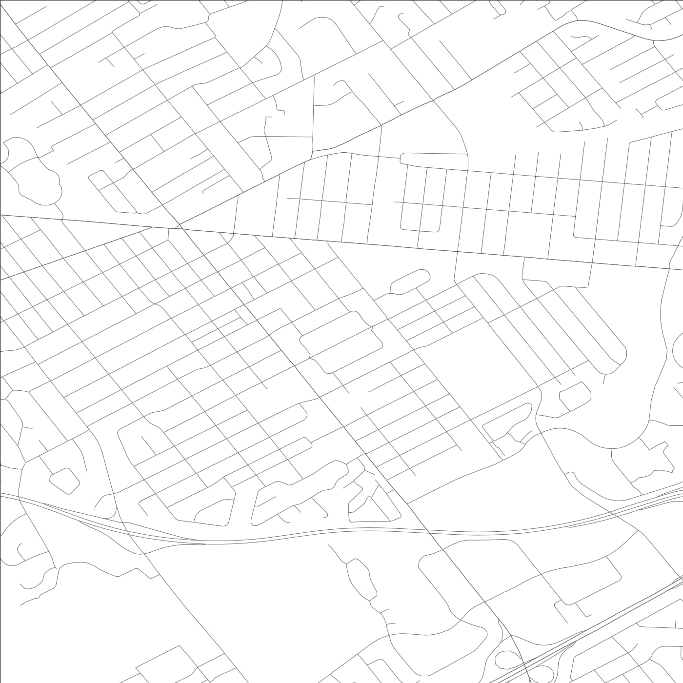 ROAD MAP OF NORBOURNE ESTATES, KENTUCKY BY MAPBAKES