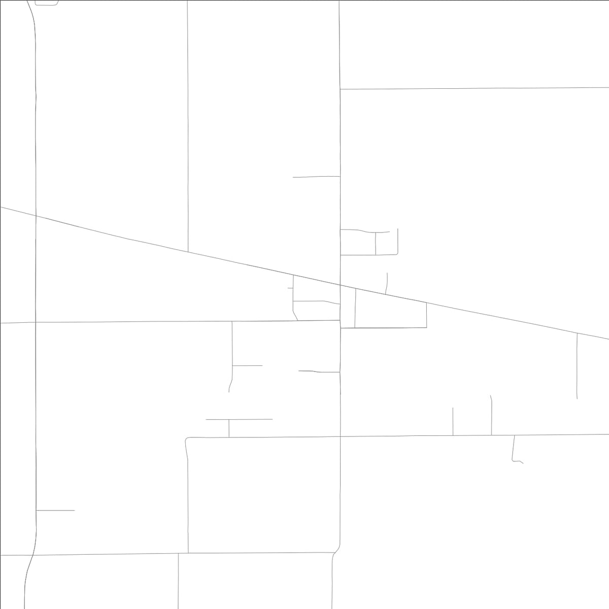 ROAD MAP OF MARKLEVILLE, INDIANA BY MAPBAKES