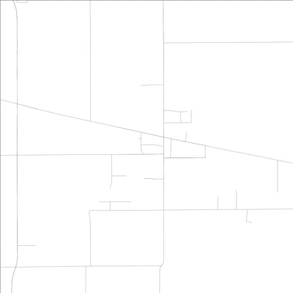 ROAD MAP OF MARKLEVILLE, INDIANA BY MAPBAKES