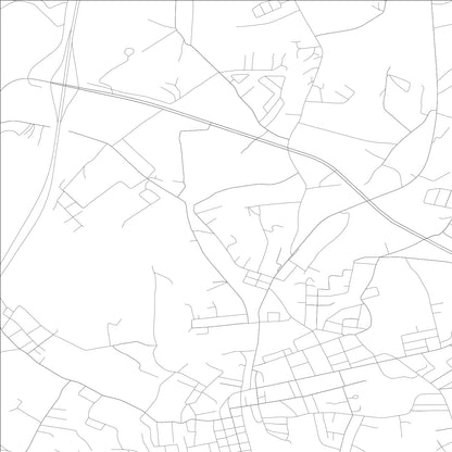 ROAD MAP OF NORTH CORBIN, KENTUCKY BY MAPBAKES