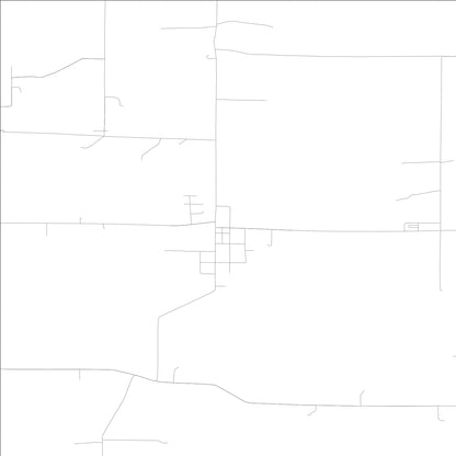 ROAD MAP OF MARSHALL, INDIANA BY MAPBAKES