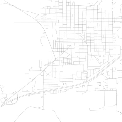 ROAD MAP OF MARTINSVILLE, INDIANA BY MAPBAKES