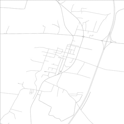 ROAD MAP OF NORTONVILLE, KENTUCKY BY MAPBAKES