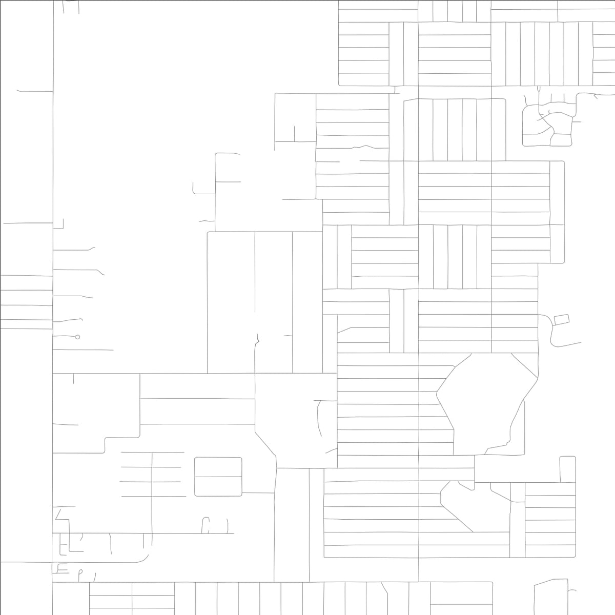 ROAD MAP OF INVERNESS HIGHLANDS SOUTH, FLORIDA BY MAPBAKES