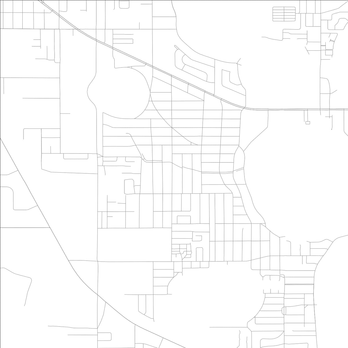 ROAD MAP OF INWOOD, FLORIDA BY MAPBAKES