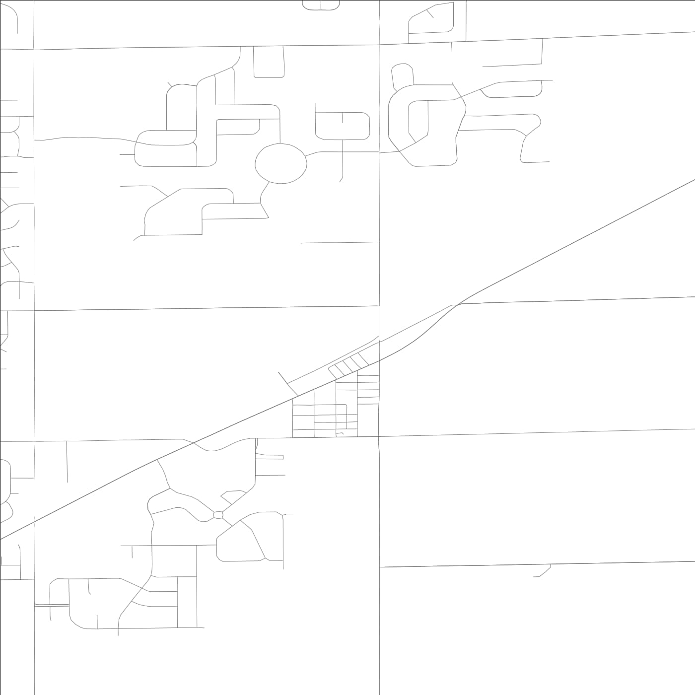 ROAD MAP OF MCCORDSVILLE, INDIANA BY MAPBAKES