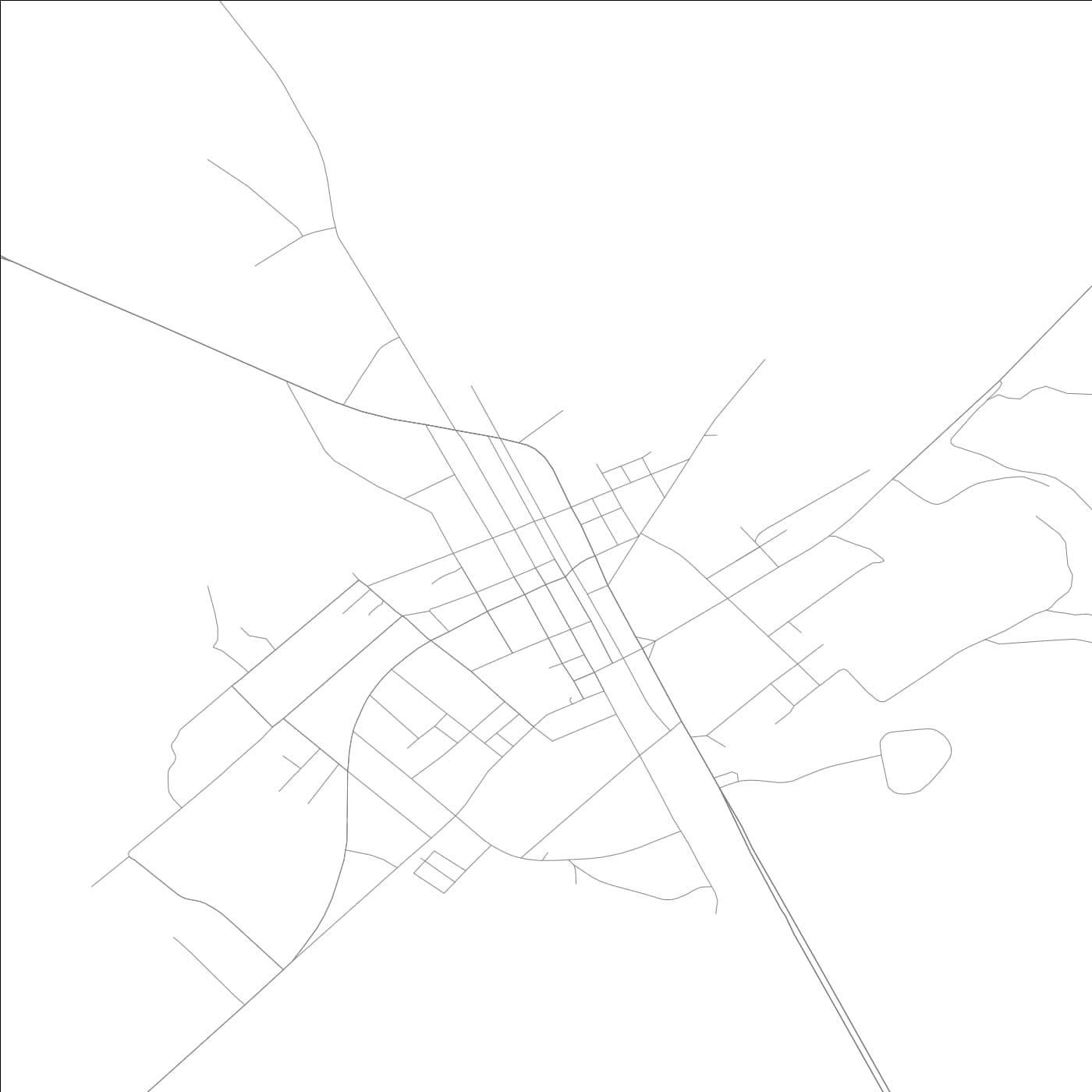 ROAD MAP OF LUMBER CITY, GEORGIA BY MAPBAKES