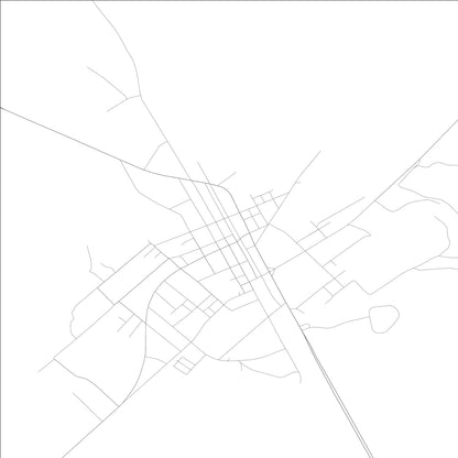 ROAD MAP OF LUMBER CITY, GEORGIA BY MAPBAKES