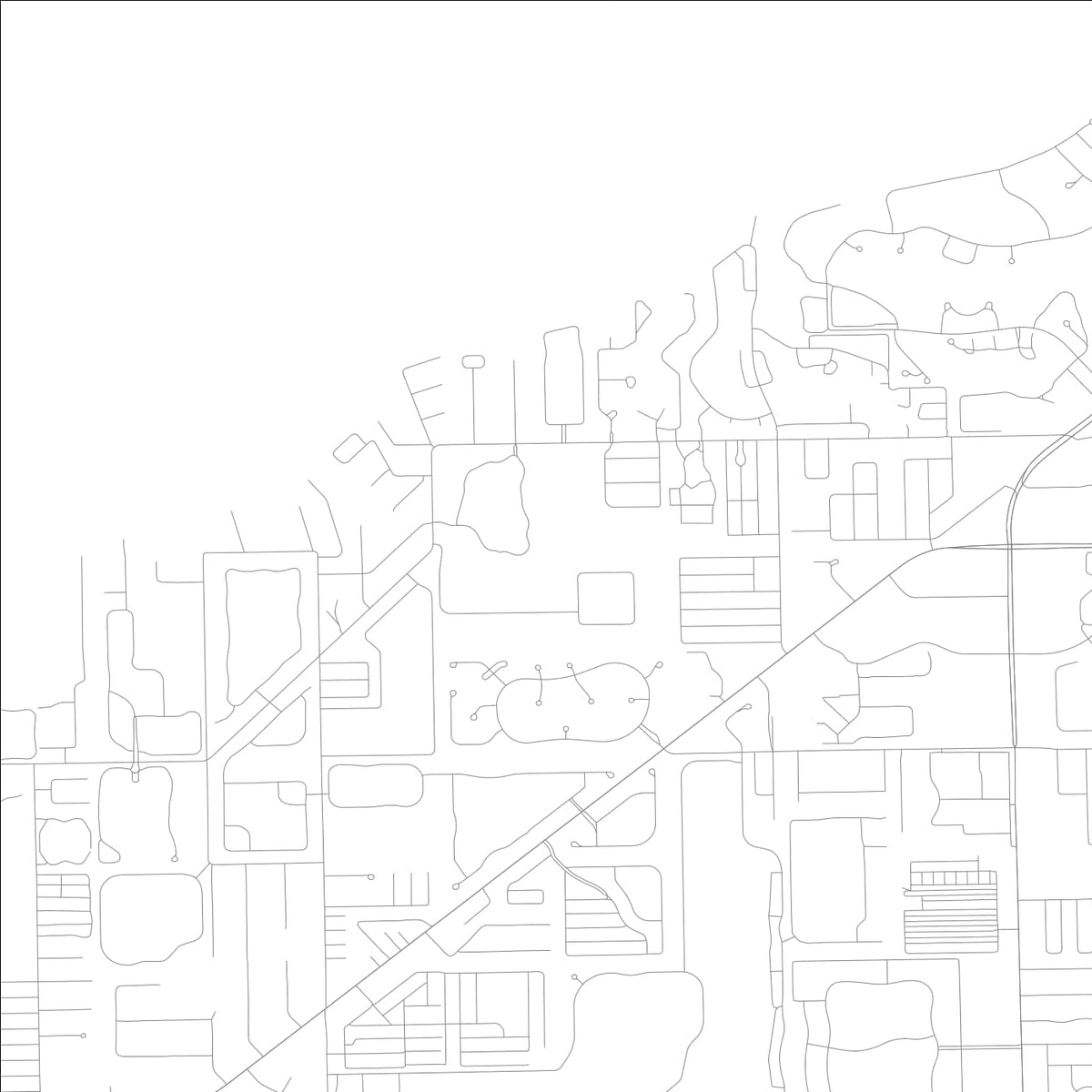 ROAD MAP OF IONA, FLORIDA BY MAPBAKES