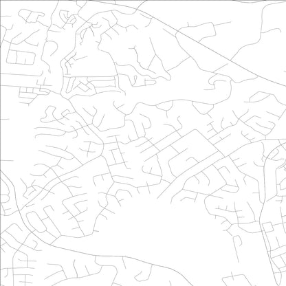 ROAD MAP OF OAKBROOK, KENTUCKY BY MAPBAKES