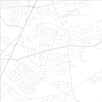 ROAD MAP OF HIGHLAND ACRES, DELAWARE BY MAPBAKES