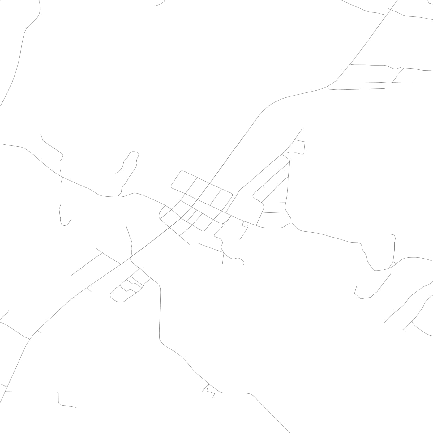 ROAD MAP OF LYERLY, GEORGIA BY MAPBAKES