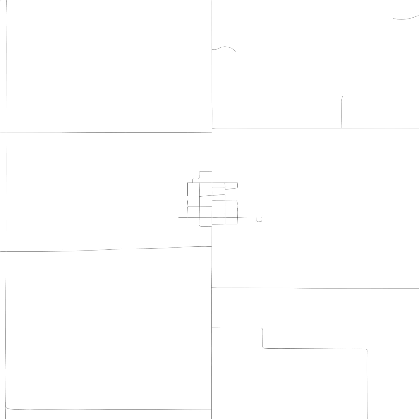 ROAD MAP OF MELLOTT, INDIANA BY MAPBAKES