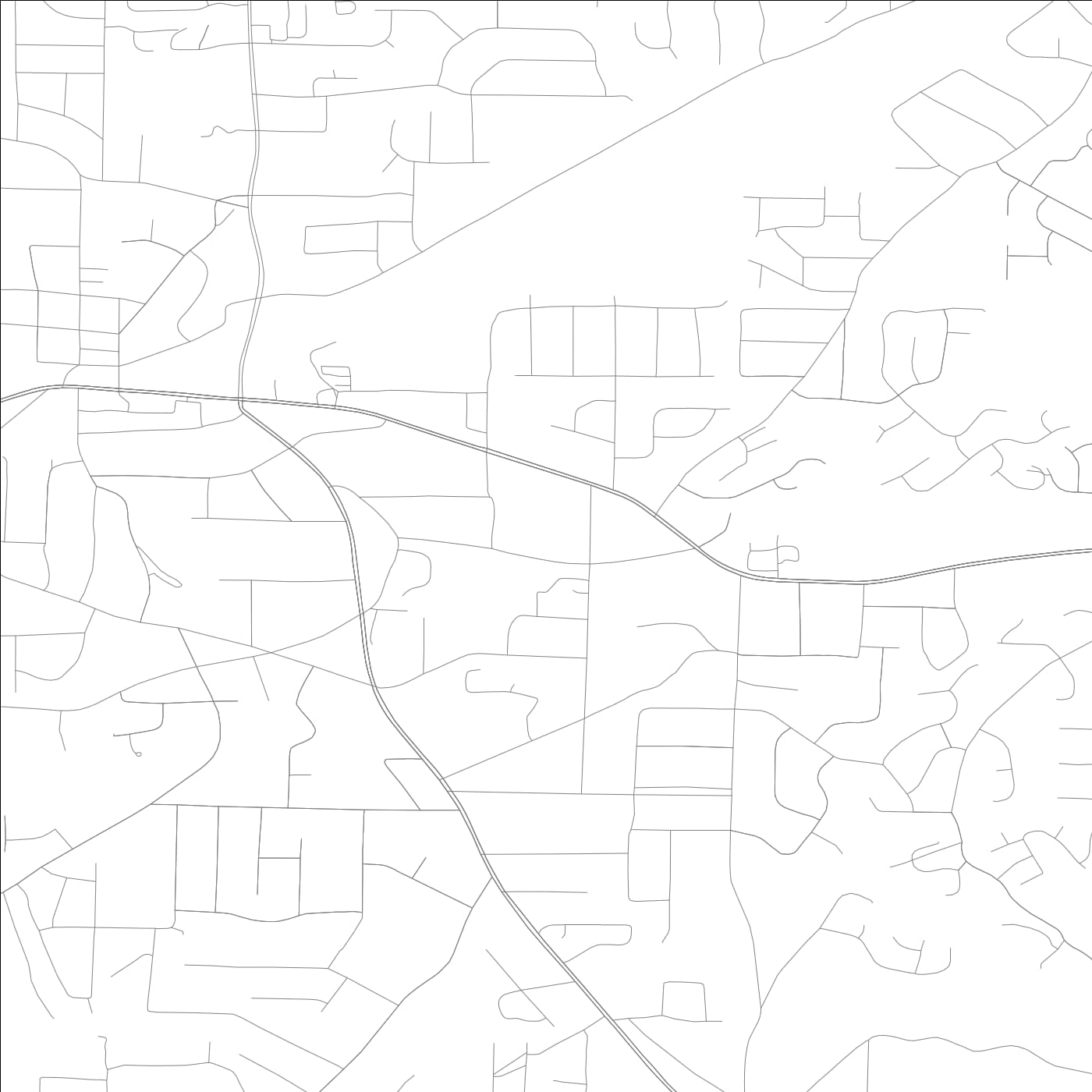 ROAD MAP OF MABLETON, GEORGIA BY MAPBAKES