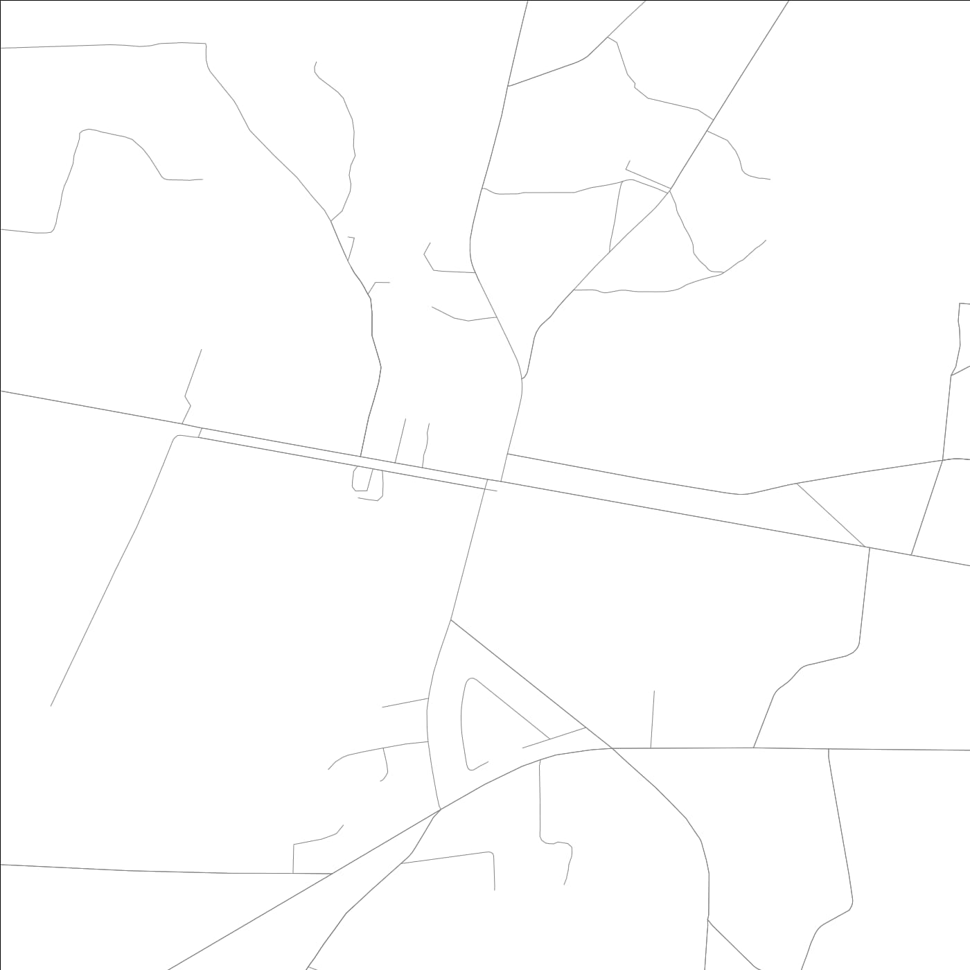 ROAD MAP OF MANASSAS, GEORGIA BY MAPBAKES