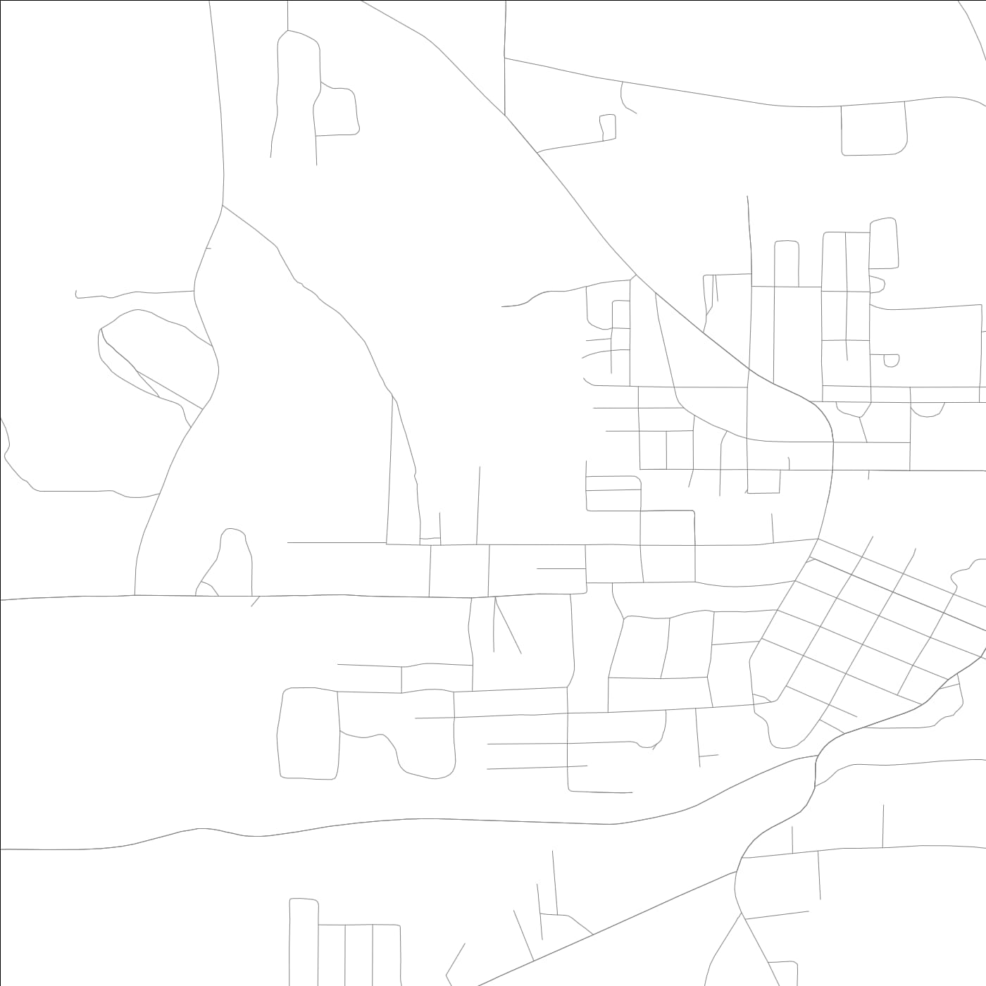 ROAD MAP OF MANCHESTER, GEORGIA BY MAPBAKES