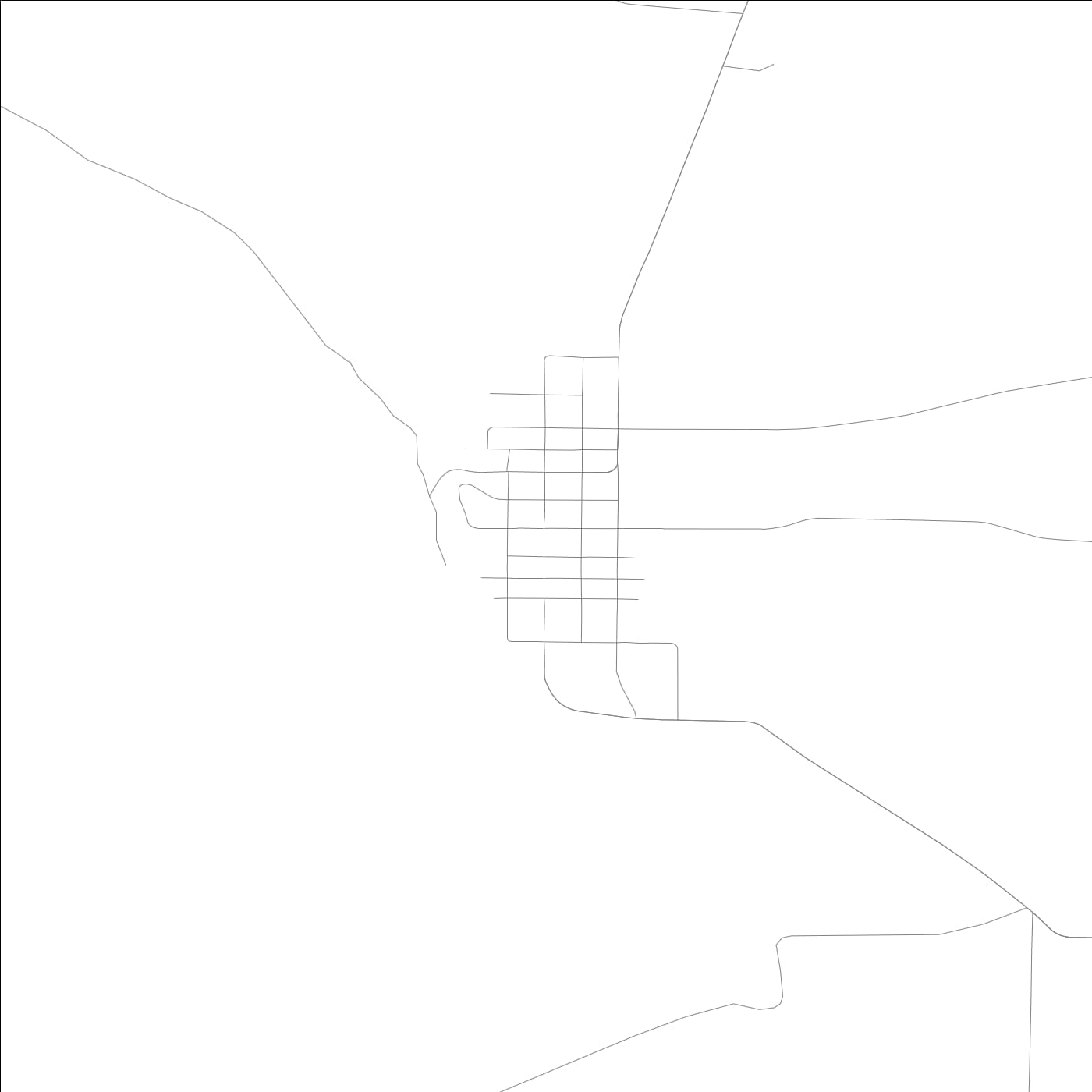 ROAD MAP OF MEROM, INDIANA BY MAPBAKES