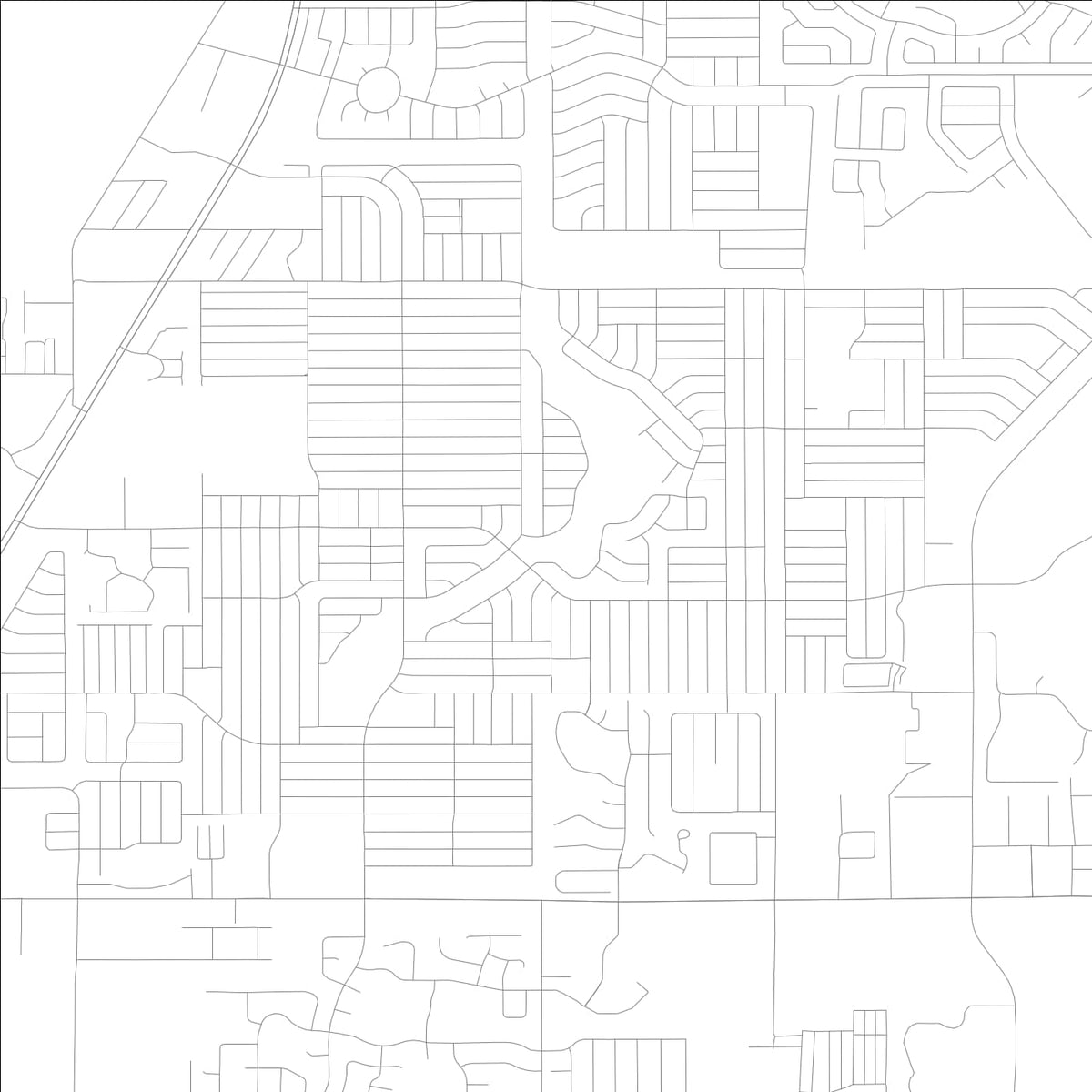 ROAD MAP OF JASMINE ESTATES, FLORIDA BY MAPBAKES