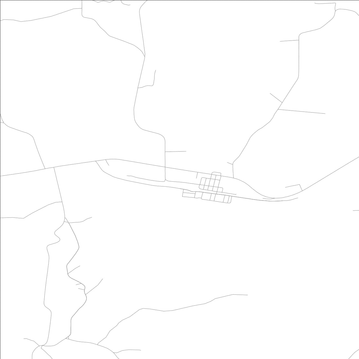 ROAD MAP OF METAMORA, INDIANA BY MAPBAKES