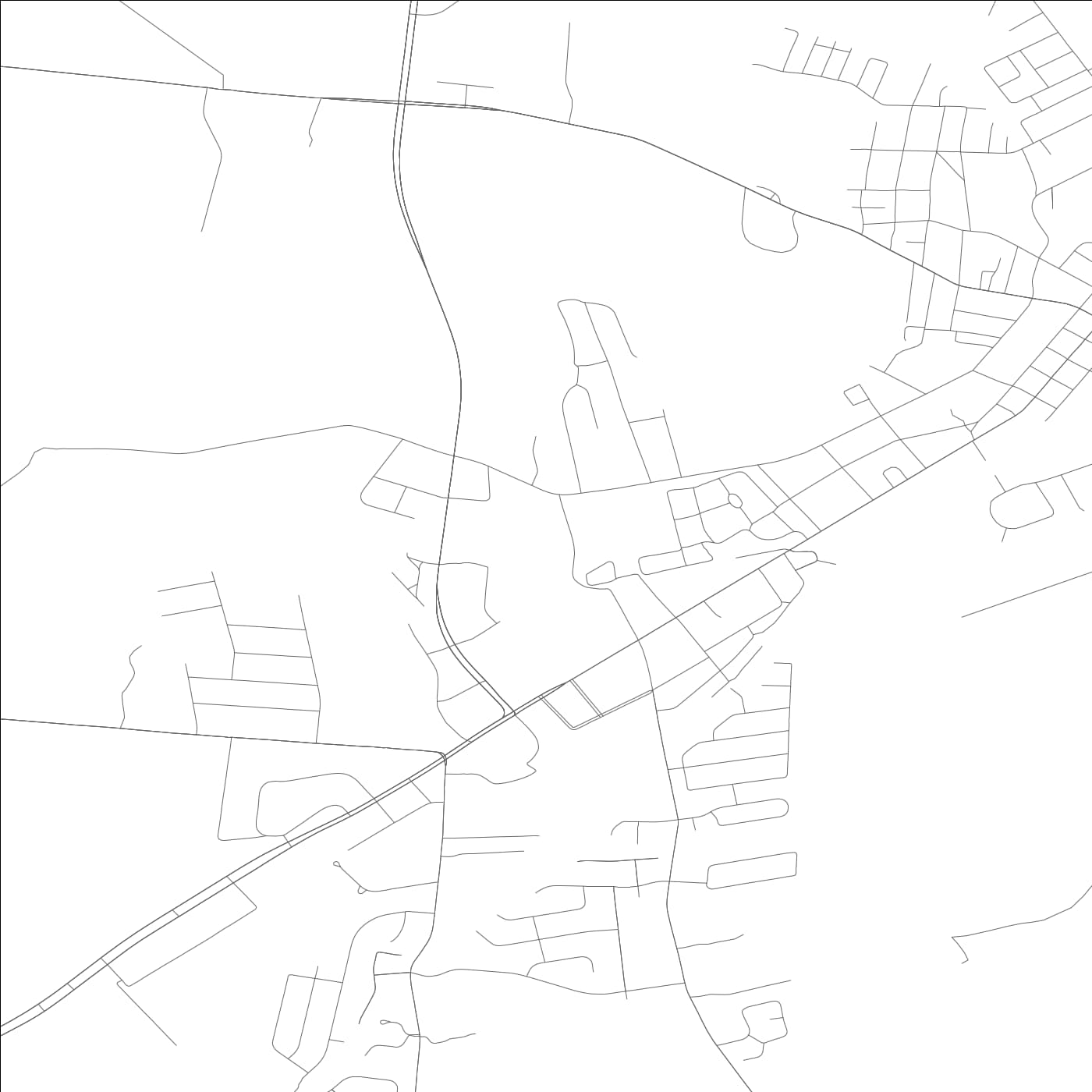 ROAD MAP OF PARIS, KENTUCKY BY MAPBAKES